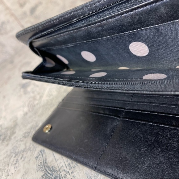 Kate spade New York black patent leather bifold wallet - Picture 10 of 13
